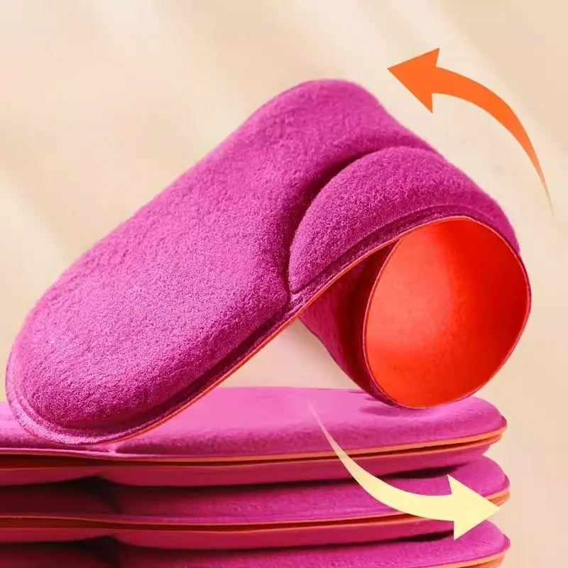 10pcs Unisex Self Heated Thermal Insoles Winter Warm Thicken Memory Foam Shoe Pads Men Women Sports Shoes Self-heating Shoe Pads