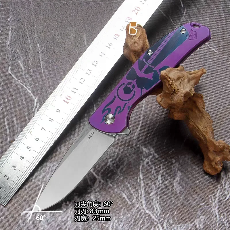 

Shirogorov CPM ultra-high wear-resistant corrosion-resistant folding knife exquisite multi-tool portable knife gift for men