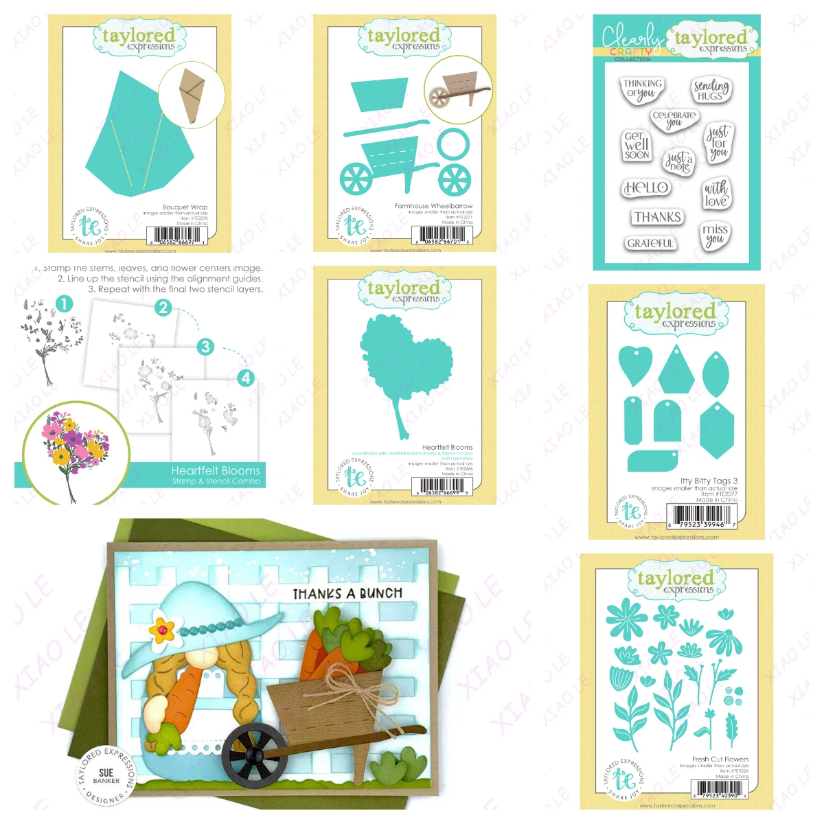 

2025 Spring Farmhouse Wheelbarrow Cutting Dies Stamps Stencil Scrapbook Diary Decoration Embossing Template DIY Greeting Card