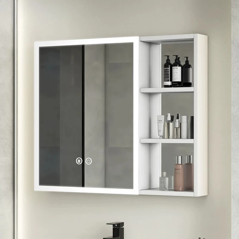 Backlit LED Bathroom Mirror Anti Fog Dimmable Touch Sensor Wall Mounted Vanity Heated Mirror Bathroom Mirror Medicine Cabinet