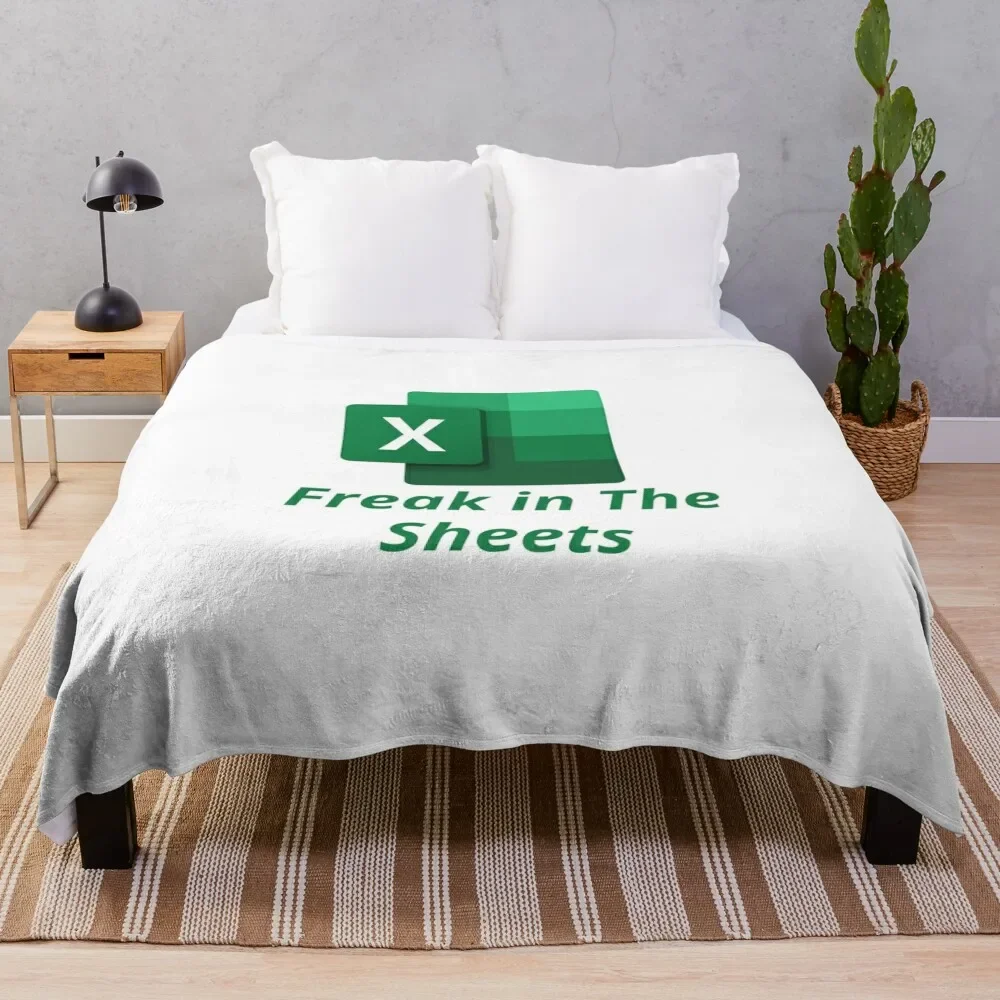 

Freak in The sheets spreadsheets , Excel Throw Blanket