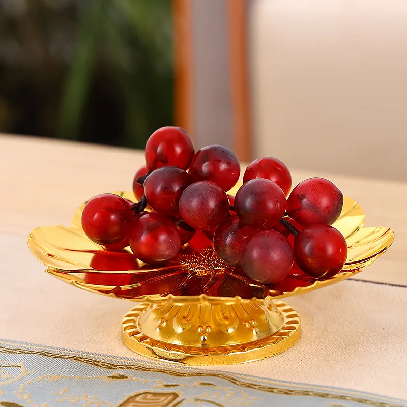 Foreign Trade High-end Dessert Table Birthday Cake Plate Wedding Party Tray Small Table Fruit Plate Home Decoration Wholesale