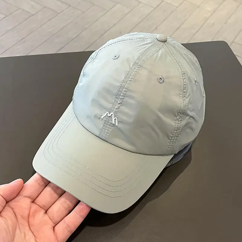 

Men and Women Quick-Dry Baseball Cap Lightweight Summer Sun Hat with Brim, Outdoor Sports UV Protection Adjustable Snapback