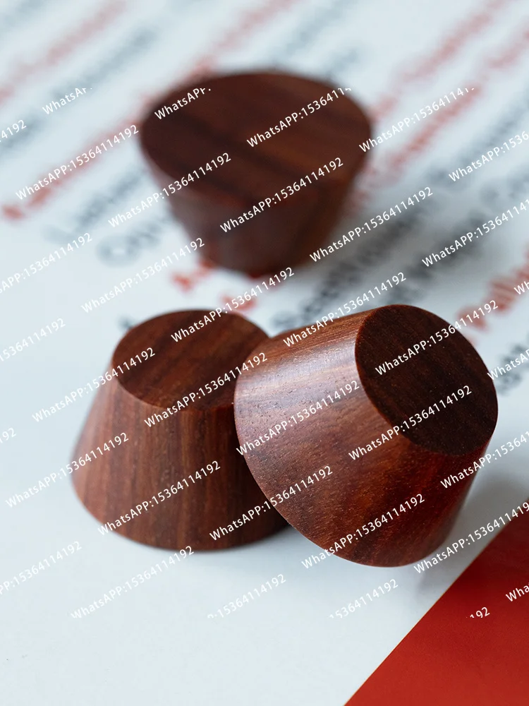 3/4pcs HiFi Audio Speaker Amplifier Decoder CD Player Rosewood Shock Absorber Foot Pad Feet Base Nail Isolation Spikes Stand Con