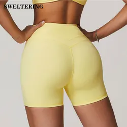 SWELTERING Shorts for Women Yoga Shorts Running Push Up Booty Workout Gym Shorts Fitness High Waist Sports Short Women Clothing