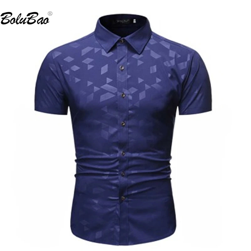 

BOLUBAO 2023 Casual Shirt Men's Spring Summer Products Pure Cotton Slim-Fit Business Top High-Quality Hot Selling Shirt Men