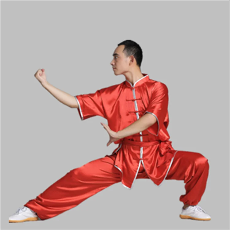 Chinese Tai Chi Shaolin Kung Fu Uniform Wushu Clothing Martial Art Suit Taiji Wushu Costume Wing Chun Stage Performance