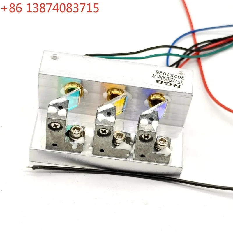 

RGB2W Stage Light R-638nm/G-520nm/B-450nm Laser Module