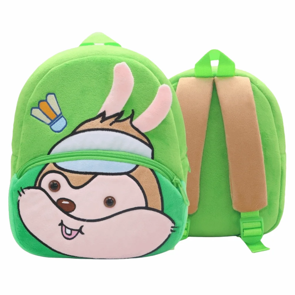 

Cartoon Animal Plush Backpack Plush Lightweight Cute Kids Backpack 3D Animal Large Capacity Children's Backpack Kindergarten