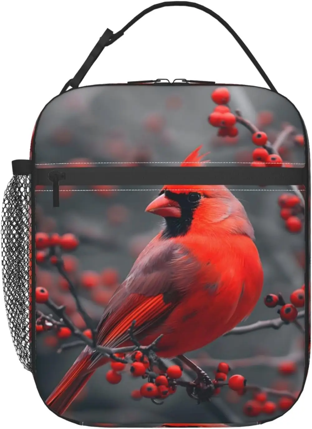 Cute Pig Lunch Box For Kids, Insulated Sunflower Cream Bag,Polyester Cooler Animal Lovers Handbags Case For School