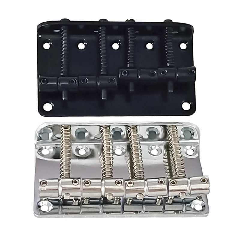 4 String Bass Bridge Electric Bass Guitar Accessories Bass Bridge Assembly Bass Guitar Bridge Replacement Vintage Style