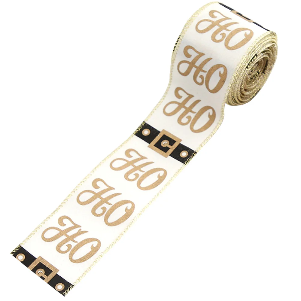 

20 Yards Christmas Gift Wrapping Fine Linen Diy Craft Ribbon For Gift Box Xmas Tree Garland Bow Making Ribbon Decor