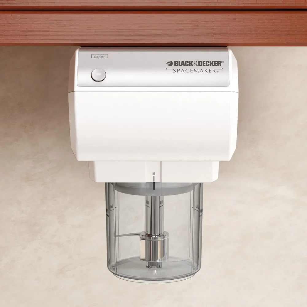 Электрическая кофемолка-самолка, кухонный комбайн, 800 Вт, двойная функция, под шкафом, быстрый импульс, лезвия из нержавеющей стали с