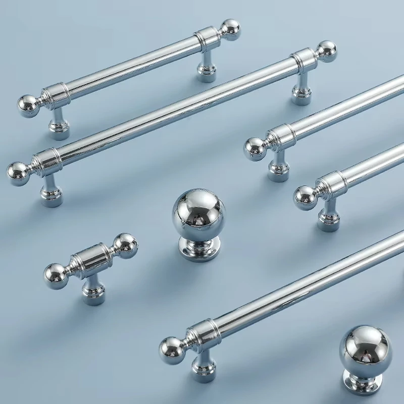 High-end Solid Brass Cabinet Handles Desk Drawer Pull Furniture Door Knob for Drawer Knob Wholesale Furniture Hardware Kitchen