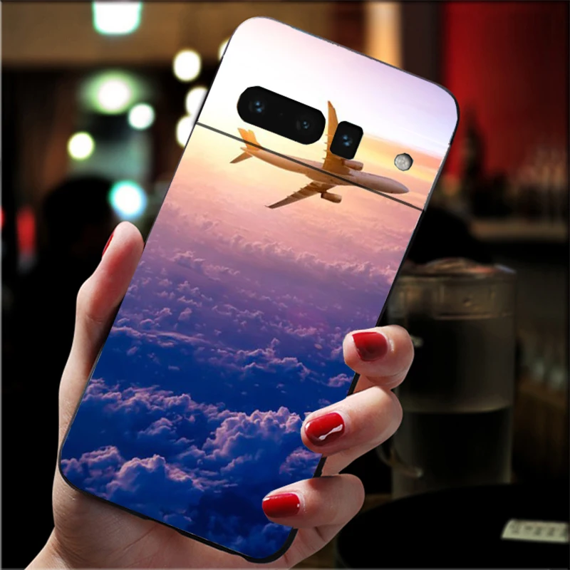 

Phone Case For Google Pixel 10 9 Pro XL 9A 8 7 6 Pro Pixel 8A 7A 6A Pixel 8 7 6 5 Aircraft Airplane travel Plane