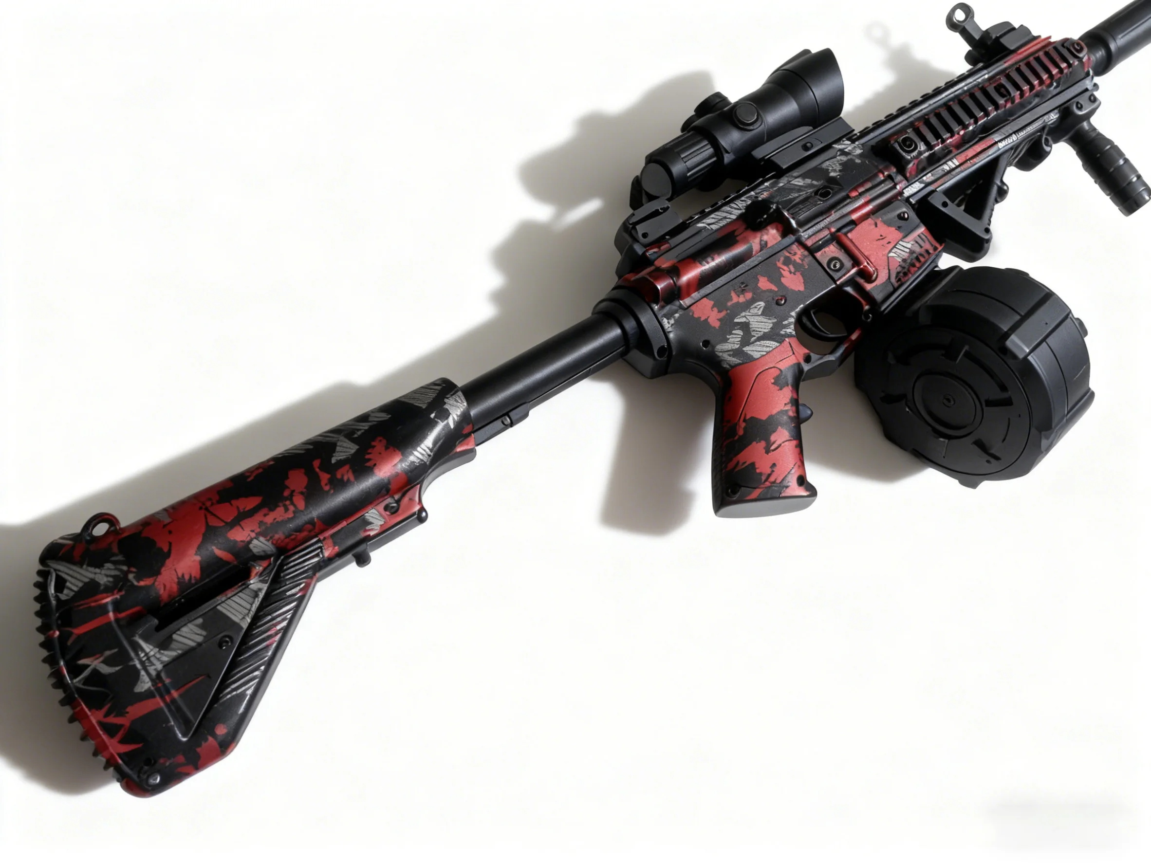 التلقائي M416 ترشيش هلام المياه حبة الناسف 500 جولة طبل 18 متر المدى في الهواء الطلق معركة لعبة بندقية اللعب ، هلام الناسف للبالغين #5