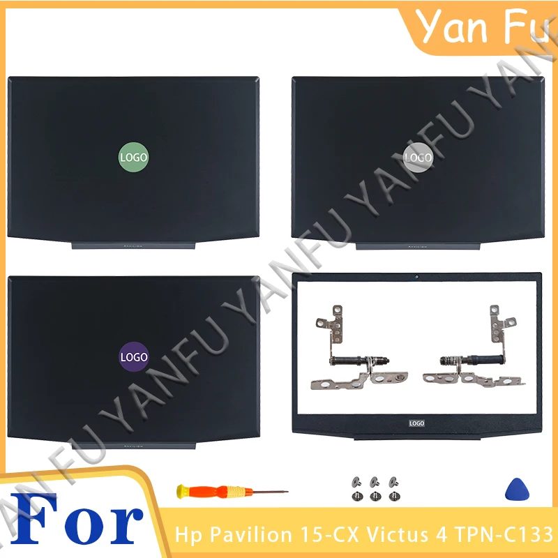 

NEW Laptop Case For HP Pavilion 15-CX TPN-C133 Laptop LCD Back Cover Front bezel Hinges Palmrest Upper Case Bottom L20314-001
