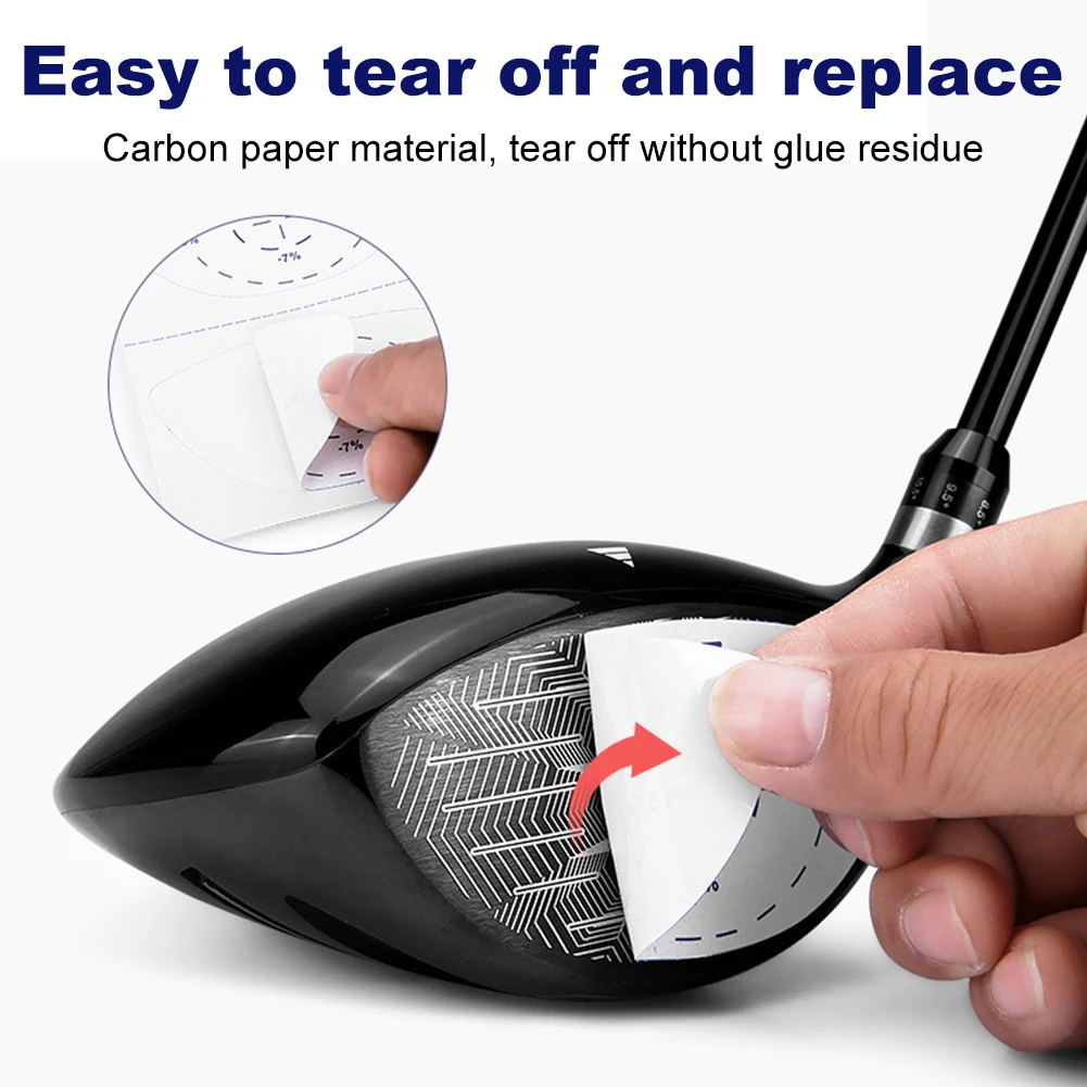 

Наклейки для гольфа: лента для анализа ударов, стикеры для самоподготовки, анализ точек ударов и стабильности, маркировочная бумага для гольф-клюшек для начинающих