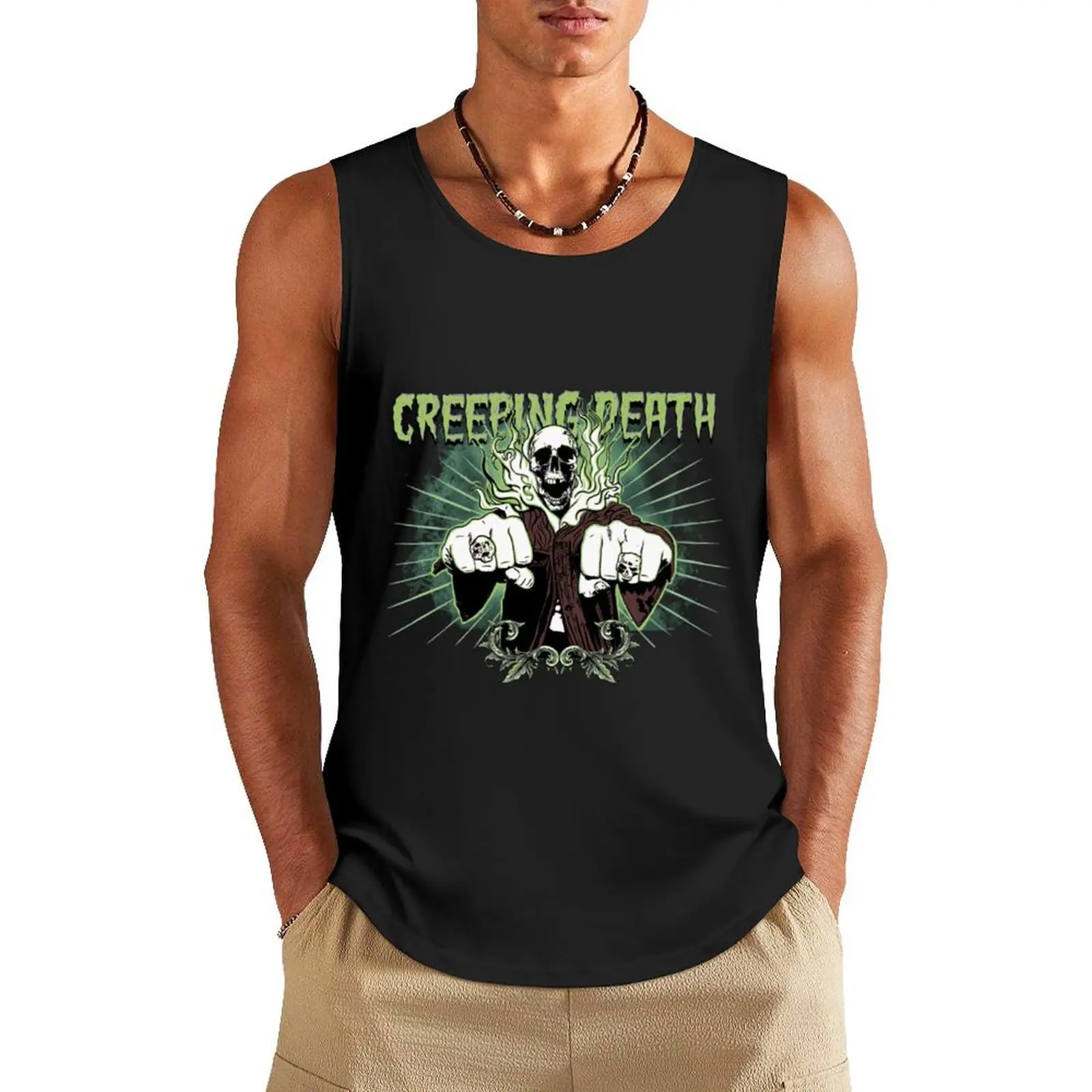 

Creeping Death Tank Top Men's t shirt Men's sports t-shirt t-shirt Men's