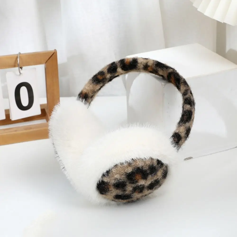 Comodi paraorecchie pieghevoli in peluche Addensare morbidi paraorecchie caldi Antigelo Scaldamani invernale regolabile Regali per le vacanze