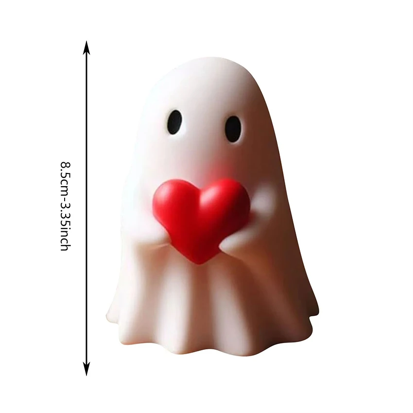 1Pc Halloween Nette Geist Ornamente Geist Studie Desktop Dekoration Innen Dekoration Halloween Party Garten Dekoration Ornament – Detail 7
