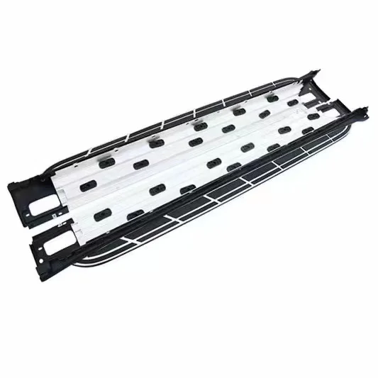 لوحة تشغيل السيارة بدواسة جانبية فاخرة باللون الأسود من سبائك الألومنيوم الأكثر مبيعًا لـ Macan 2019 #3