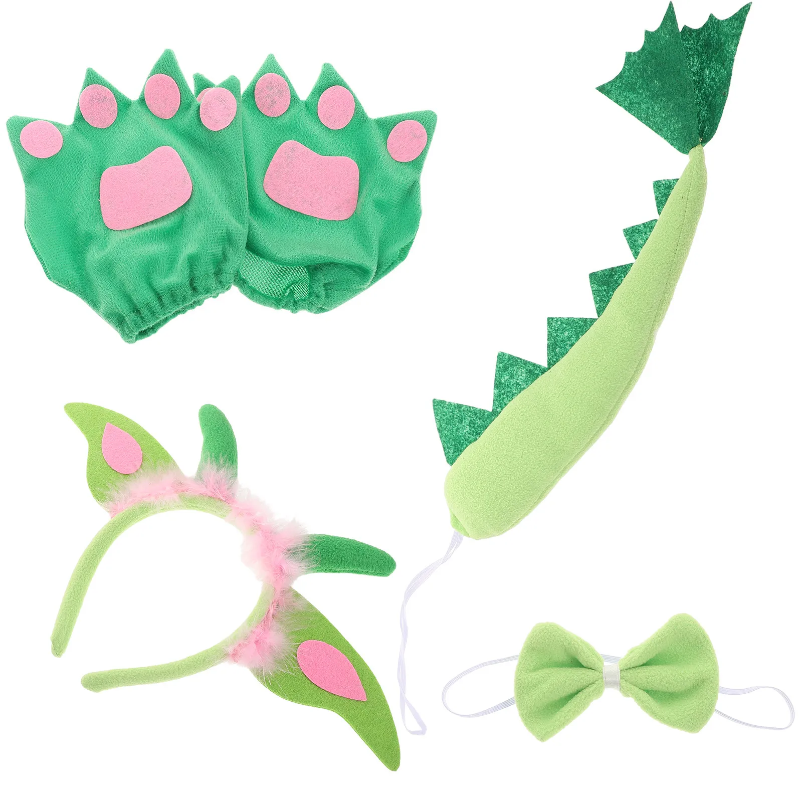 

1Set Dinosaur Headband Party Accessory Cartoon Animal Costume Prop for Kids Toddlers Halloween Cosplay Performance Role Play