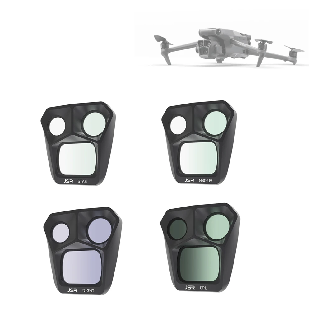 مرشح عدسة زجاجية UV CPL ستار ليلة ل DJI Mavic 3 برو Mavic3 الطائرة بدون طيار