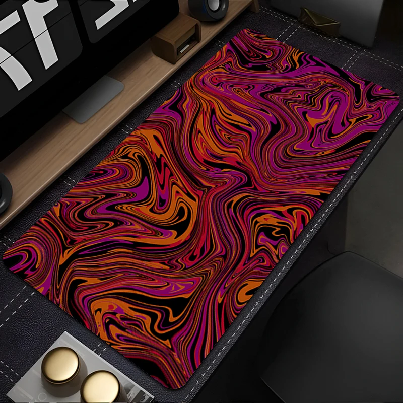 

Gaming Mouse Pad Multi Size Table Strata Liquid Keyboard Pad Mousepad Computer Mat Rubber Simple And Generous Mausepad Desk Mat