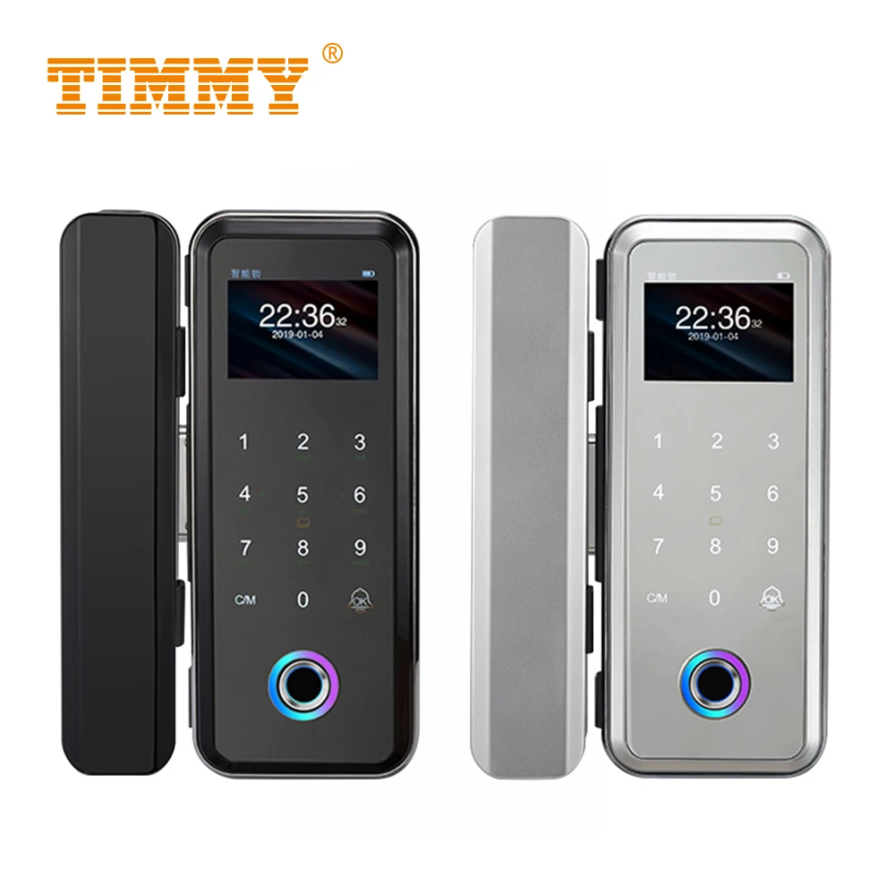 

Smart Digital Lock Advanced Touch Screen Fingerprint Glass Door Access Control Biometric