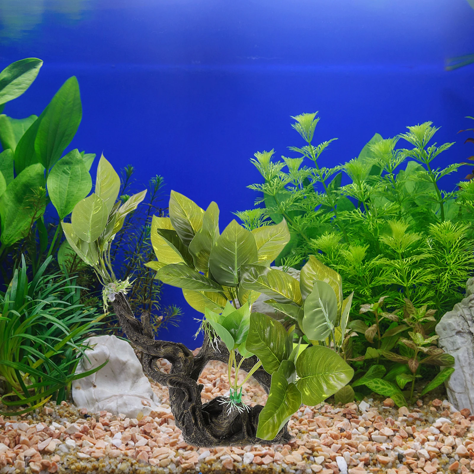 

Artificial Aquarium Plants Grass for Tanks Decoration Durable Resin Plastic Lifelike Safe Fish Tank Decor Pet Supplies