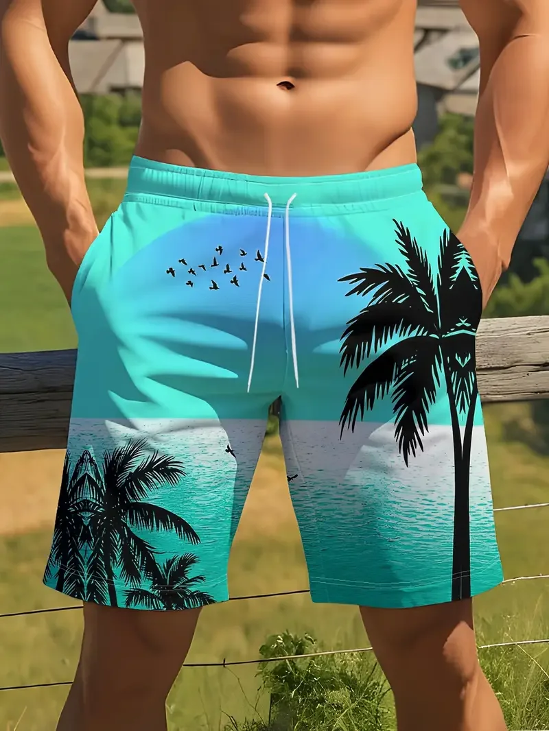 Pantaloncini da spiaggia con stampa casual da uomo Casual unisex Palestra Fitness Pantaloni da uomo Pantaloncini da donna estivi Pantaloncini da spiaggia sportivi
