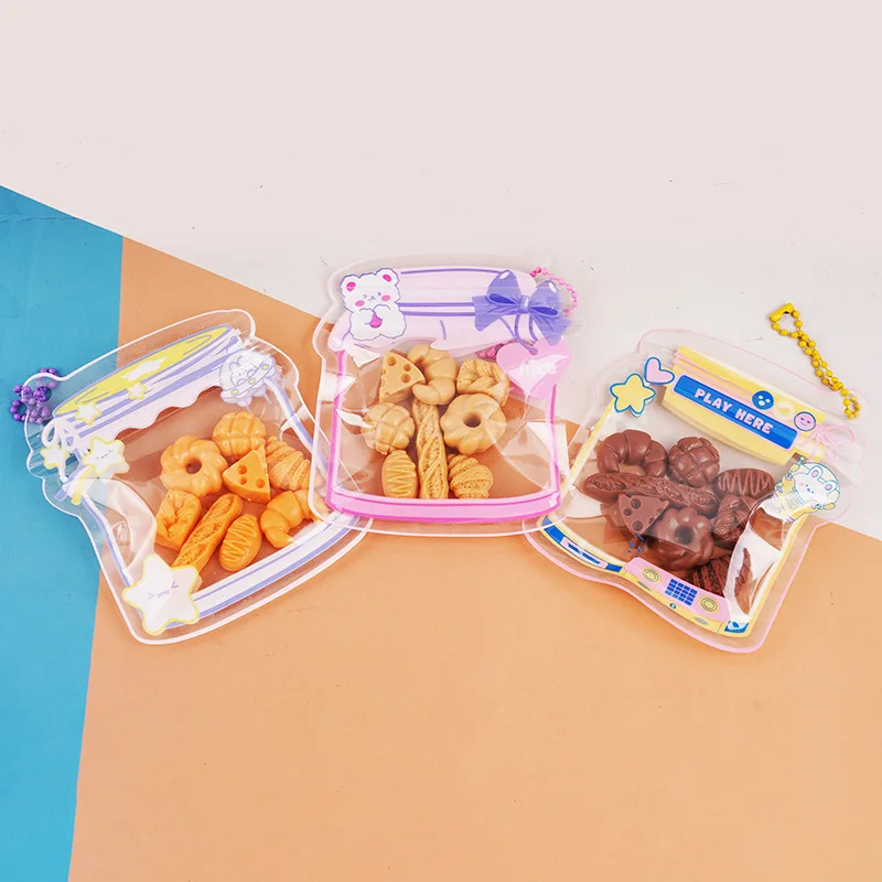 1set Mini Croissant Bread Cute Bakery Dessert Bread Model Miniature Food DecorationSmall Realistic Baker Gift Craft Ornament