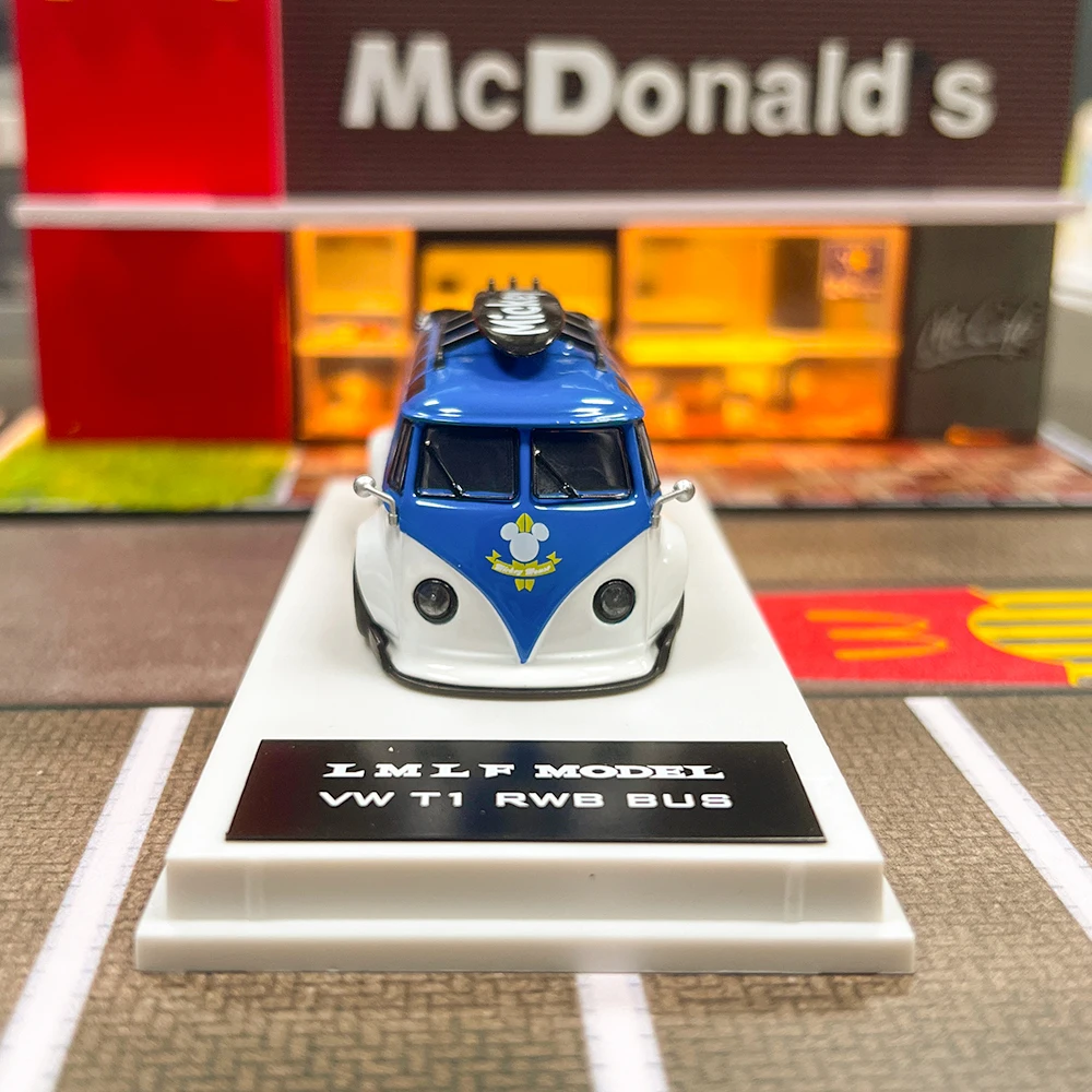 1/64 /LFLM محاكاة سبيكة دييكاست LBWK اللوحة جيب حافلة لعبة مجسمة سيارة جمع فان الهدايا لعب سيارة للأطفال أطفال #2