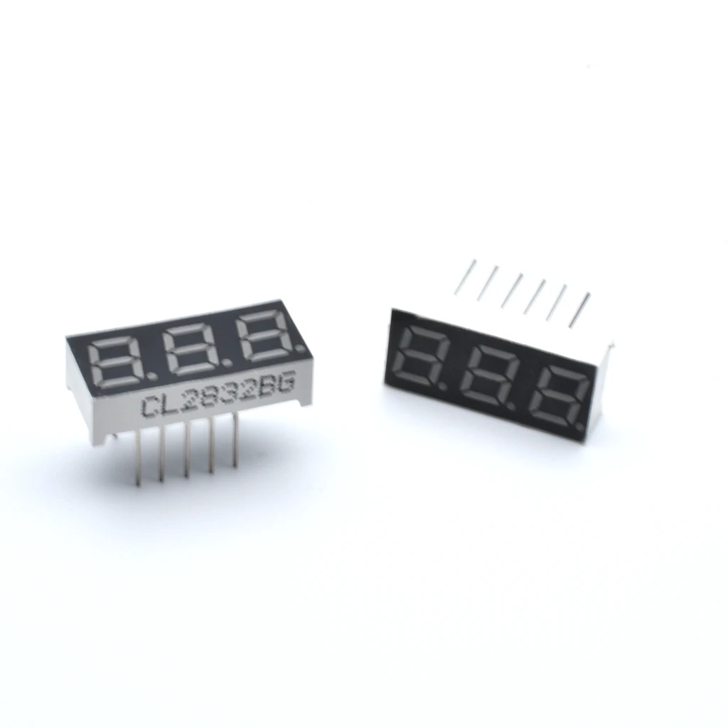 10 STKS x 0,28 inch Groen 3 Digitale Buis 2832BG LED Display Module Gemeenschappelijke Anode