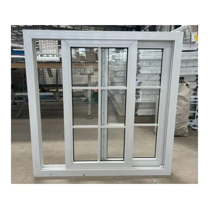 Cheap House Windows Pvc Sliding French Window Soundproof Window,Pvc Double Glazed Windows