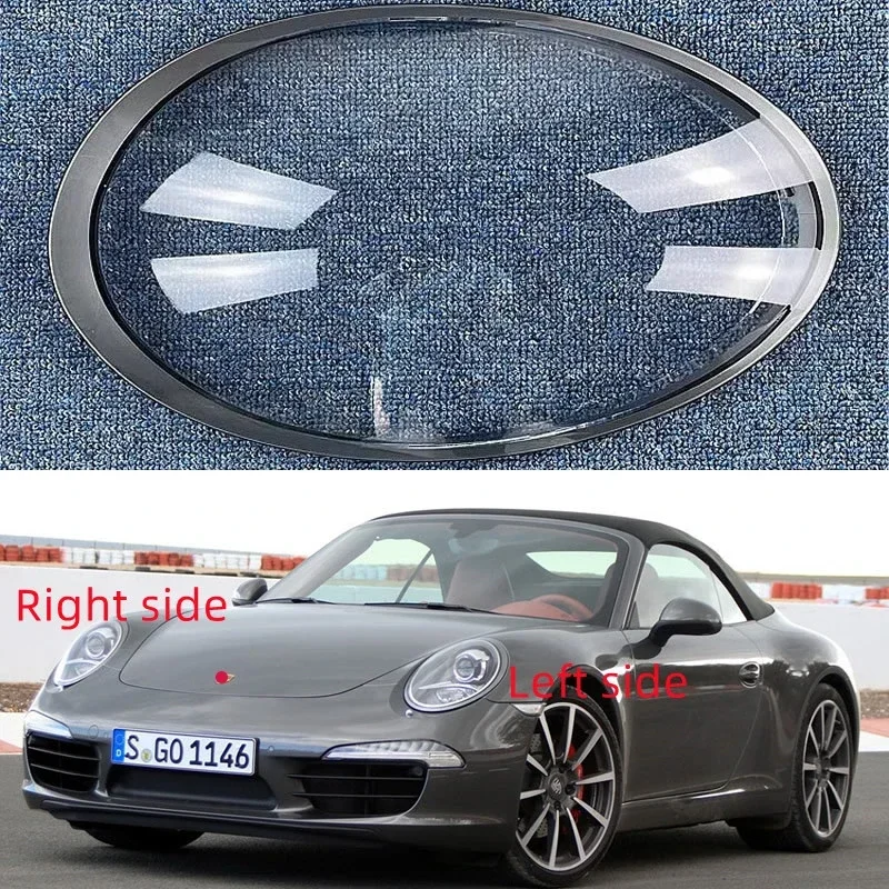 

For Porsche 911 Targa/Carrera 12-21 Car Accessories Headlight Cover Headlamp Shell Lampshade Plexiglass Replace Original Lens