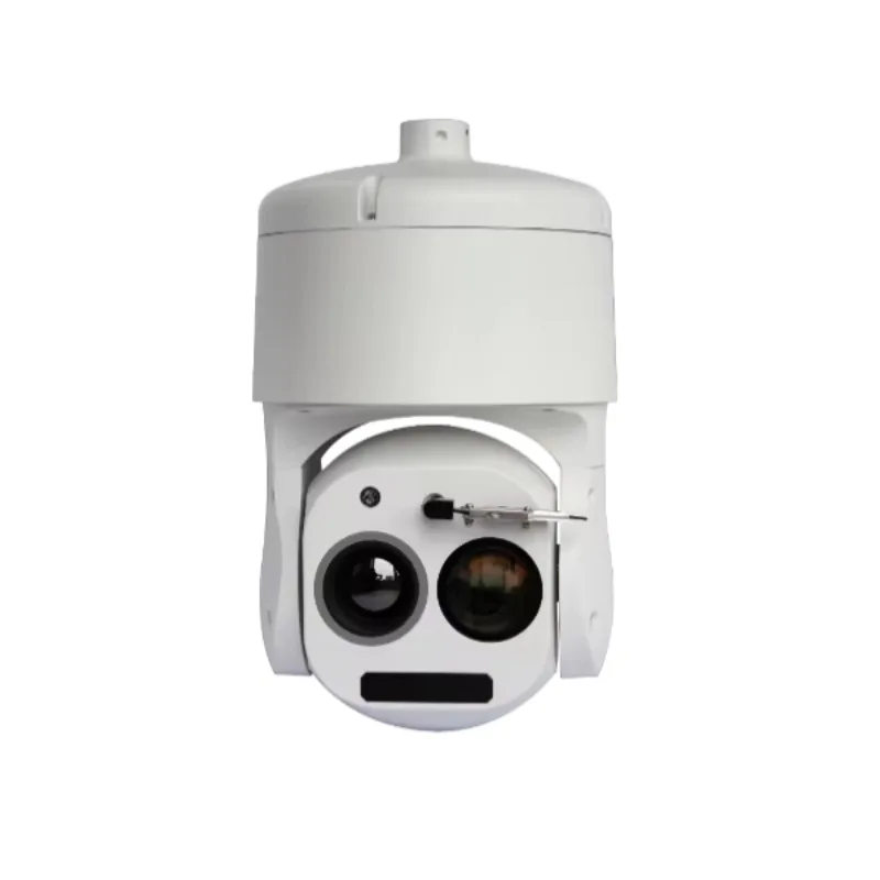 Dual Sensor 60x Optical Zoom And 25mm LWIR Uncooled Thermal Outdoor PTZ Camera With Night Vision And For Security Tracking