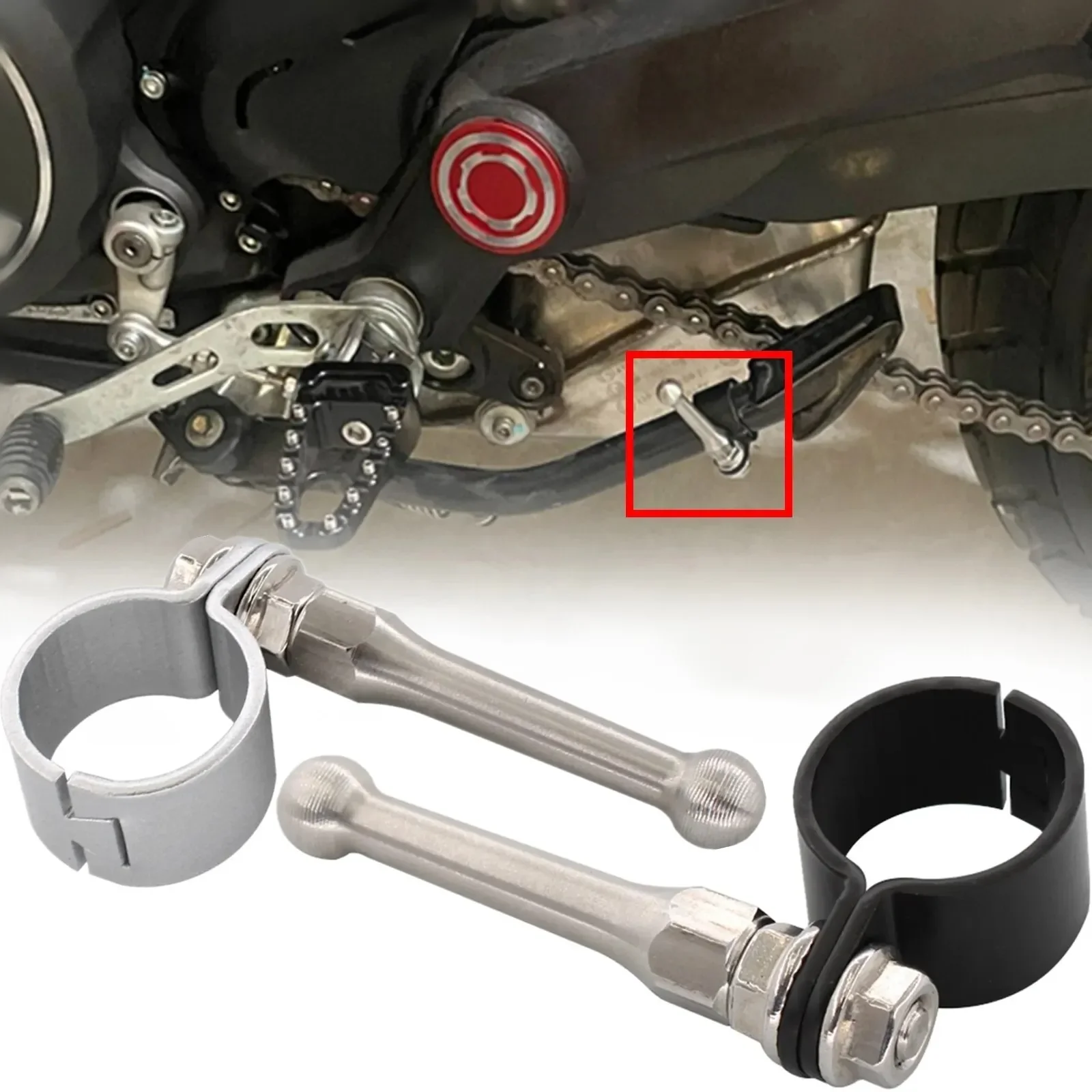 

20-23mm Motorcycle Universual Stand Kickstand Extension Foot Pedal Side Bracket For Harley Honda Suzuki Yamaha Triumph Indian