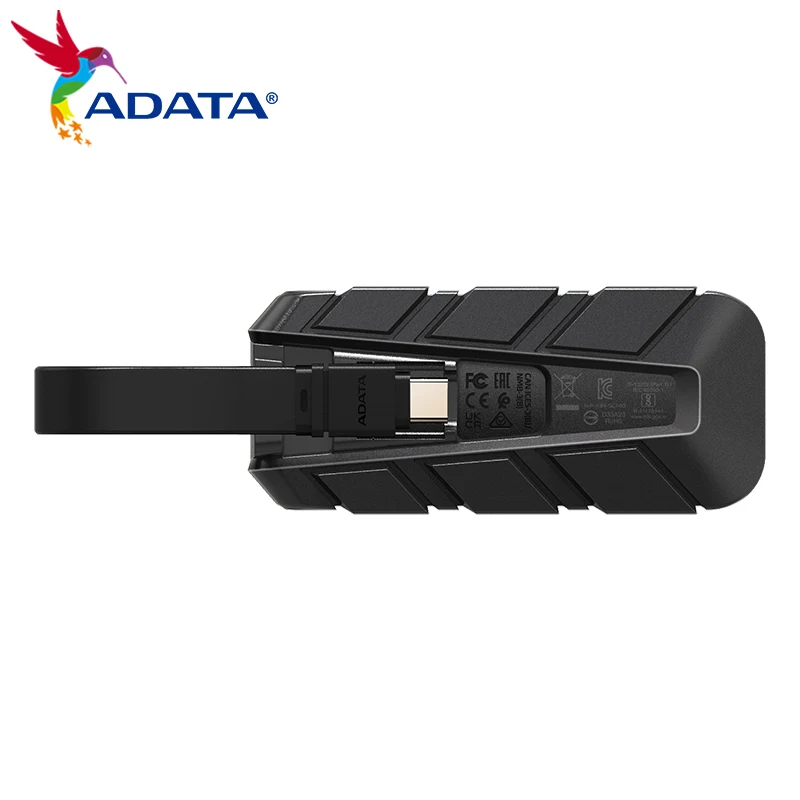 ADATA portabel Slid State Drive 500GB 1000GB USB3.2 Gen2 TYPE-C SC740 eksternal SSD hingga 1050MB/dtk baca Hard Drive untuk ponsel PC