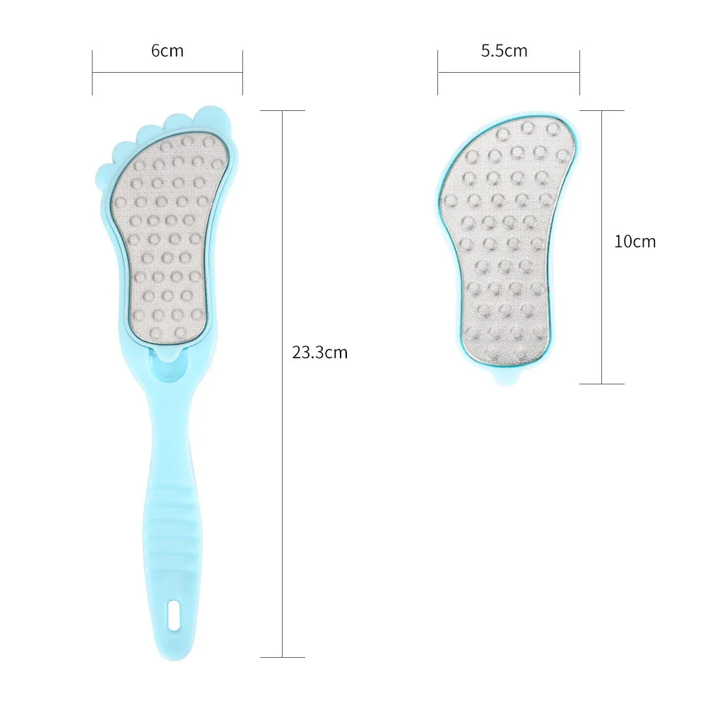 1Set Manual Foot Skin Smoother Rasp for Calluses Dry Heel Removal Exfoliating Pedicure File Ergonomic Grip Foot Care Supply