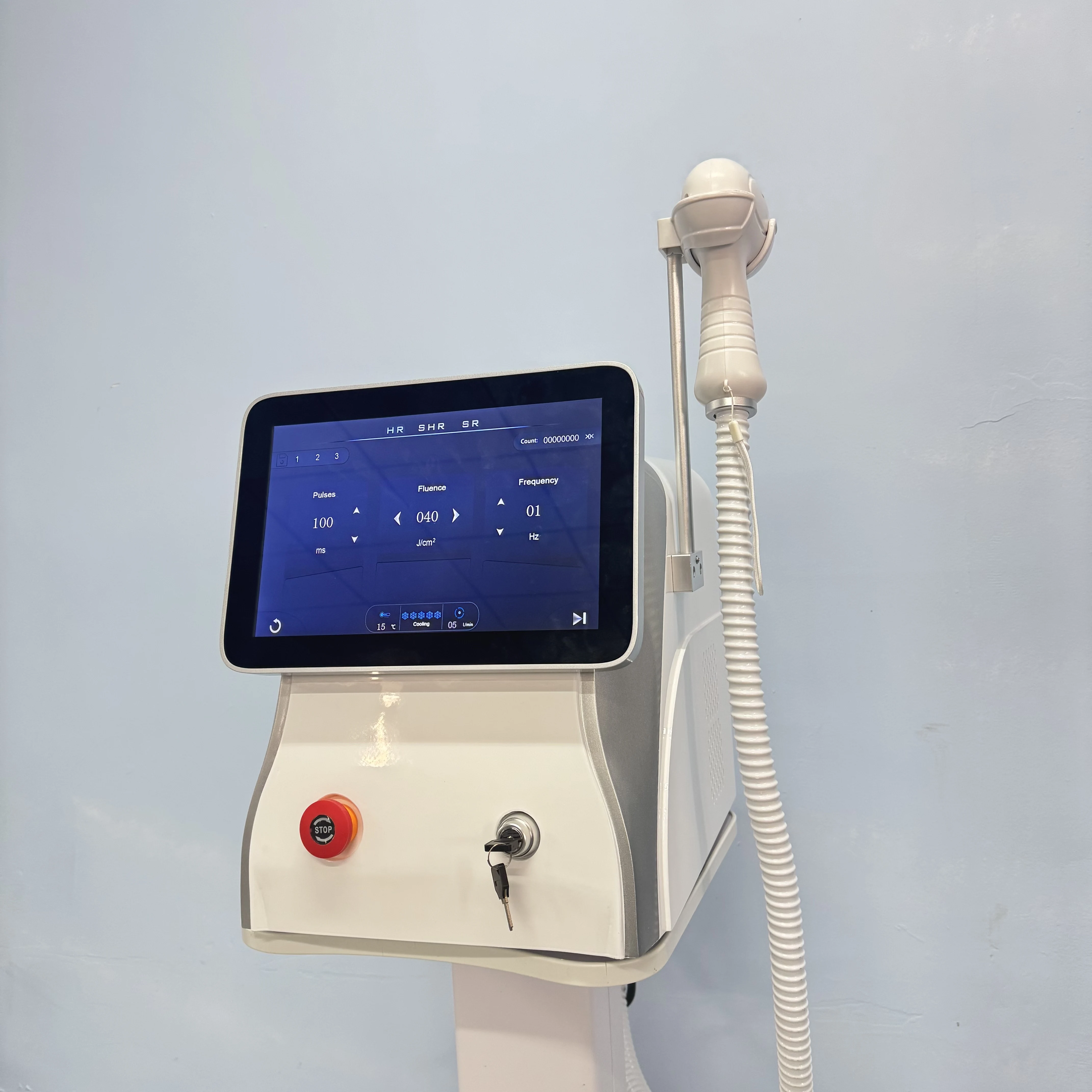 

808nm Diode Laser Hair Removal Equipment Permanent Painless Non-invasive Permanent Cooling Head Painless Epilator Salon 4000W CE