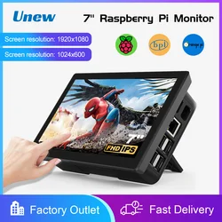 7-Zoll-Touchscreen Raspberry Pi 3 4 HDMI Touch Monitor Banana Pi Industrieanzeige für Typ-C VESA für Pi 3 4 Laptop Sub Xbox