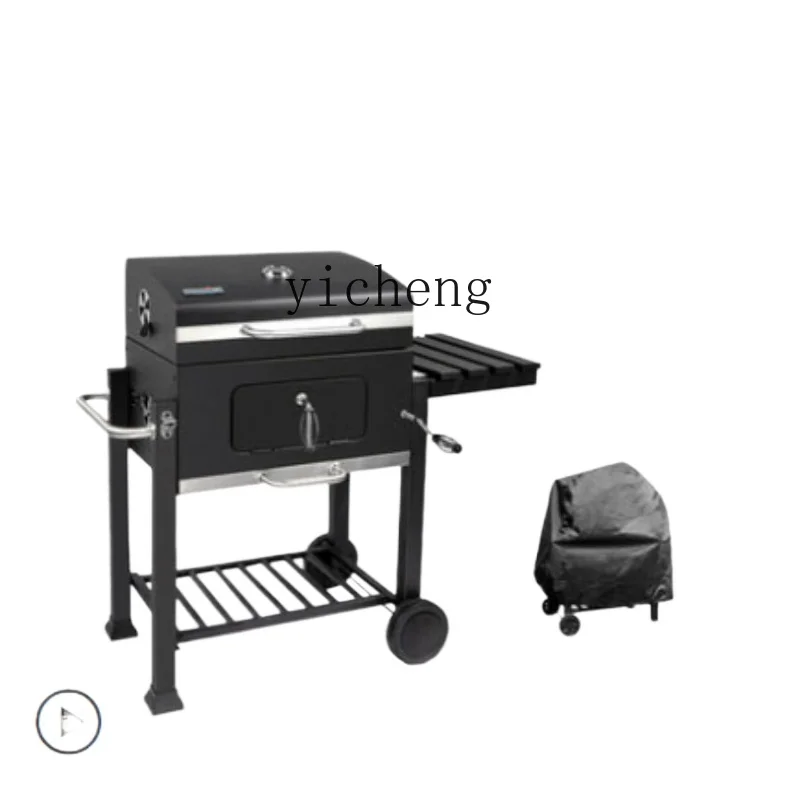 

Tqh Outdoor Villa Courtyard Barbecue Stove Household Charcoal Large Barbecue Grill Barbecue Stove