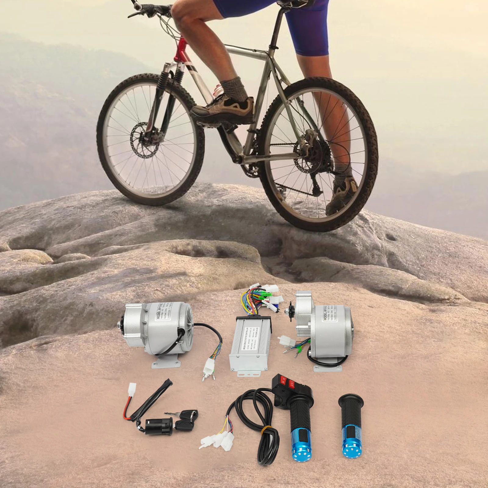 

Комплект электродвигателя 36В/24В 350Вт*2 для переоборудования с функцией реверса, для инвалидных колясок с дросселем и утилитарных транспортных средств