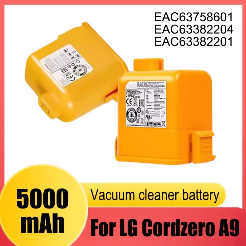 25.2V EAC63382204 Lithium Ion Battery For LG Cordzero A9 Cordless Vacuum A9+ A9Plus A9M A9MASTER2X A9MULT12X A9PETNBED A9MULTI