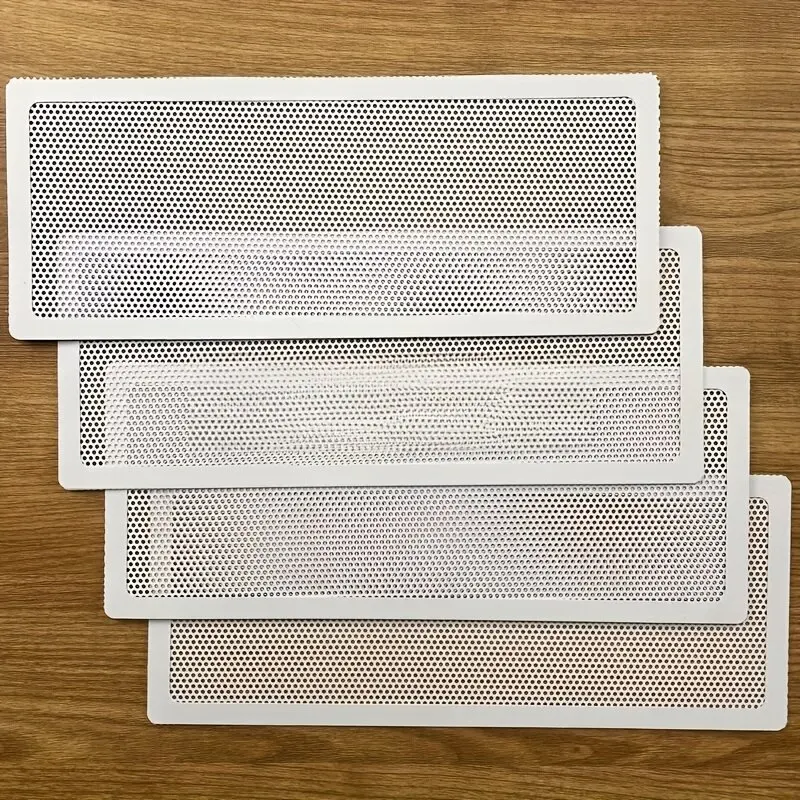 4Pcs White Magnetic Floor Vent Covers, Air Vent Filters for Wall, Ceiling & Floor