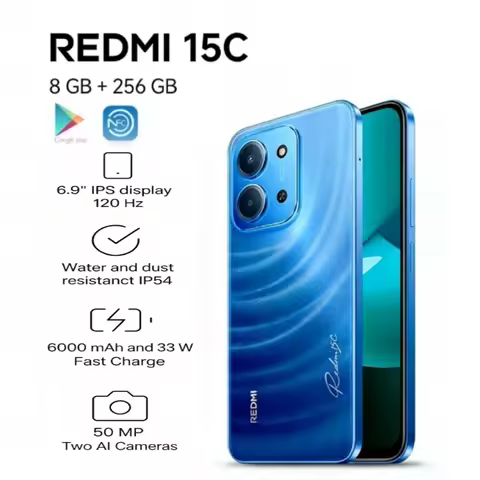 2026 Newest Redmi 15C Global Unlocked Smartphone 8...