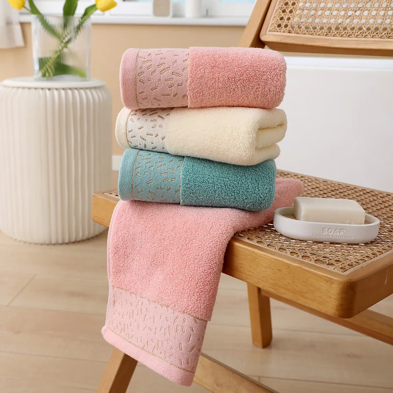 Shower Handkerchief Spa Beach Towels Bathroom 100% Cotton Towel Set Hand Towel for Hands Quick Drying Towels for the Face Bath