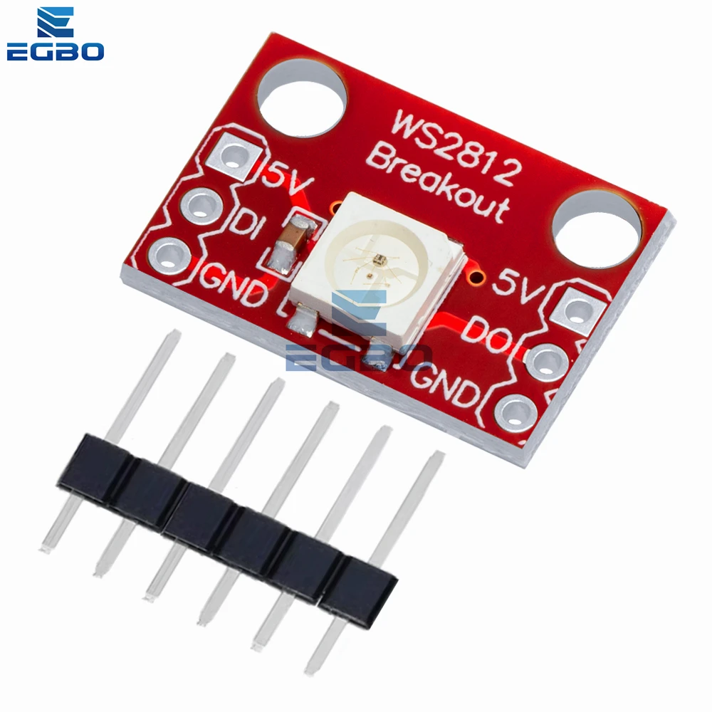 وحدة اندلاع ليد RGB لمجموعة اردوينو ديي ، EGBO WS2812 ، 5V ، 1-10